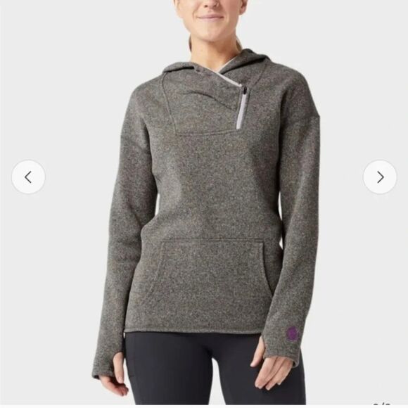 Stio Tops - Stio Sweetwater Fleece Hoodie women's size small gray pocket 1/4 zip outdoor‎